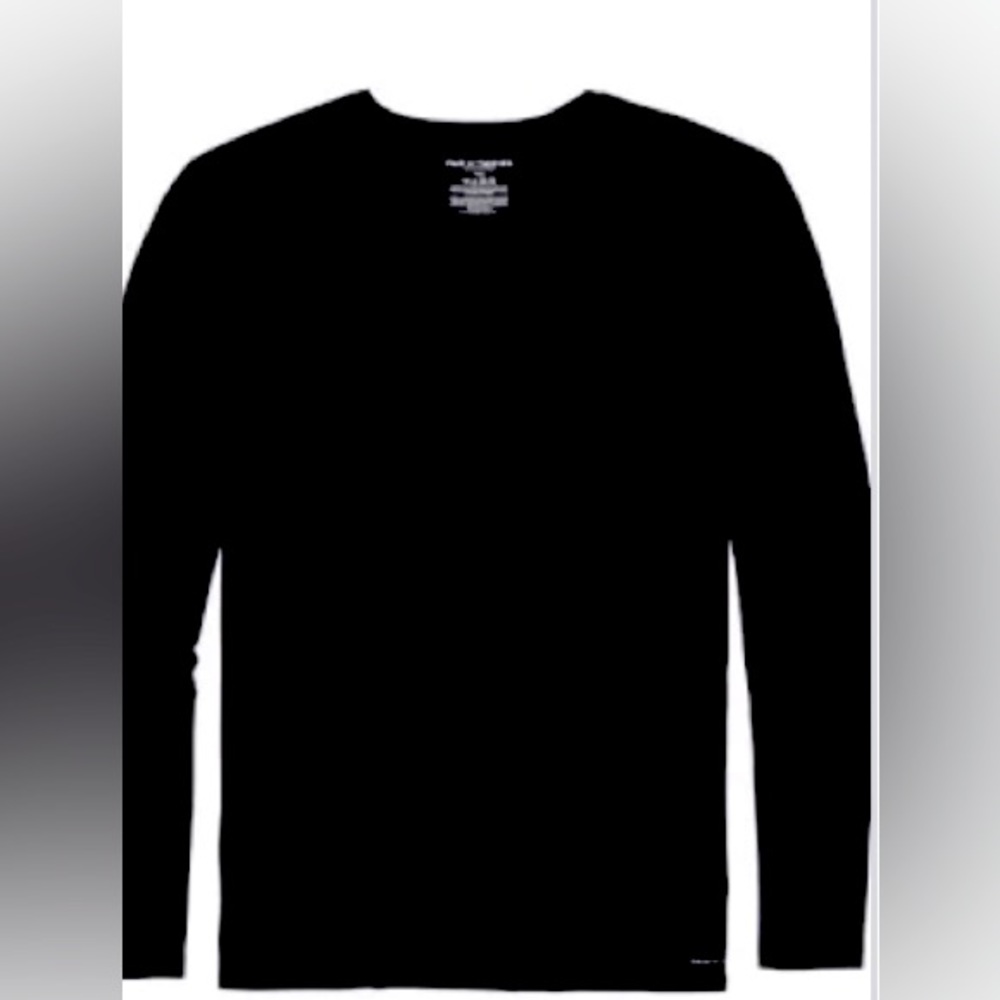 G. H.!Bass & Co. Mens Pullover Crew Neck Long Sleeve Sweatshirt Black
